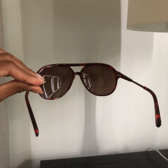 Crimson aviator tortoise shell sunglasses - Picture 2 of 4
